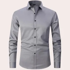 Shirts Heren*Teddy - Stretch overhemd voor heren, perfect voor de zomer