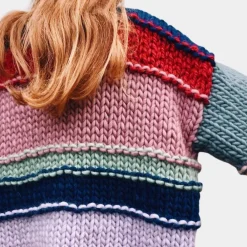 Truien & Vesten Dames*TEIA - Trendy Trui voor Dames Roze