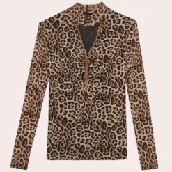 Topjes & Shirts Dames*TEXANNA - Elegante Zomertop voor Dames Bruin