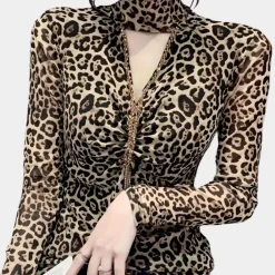 Topjes & Shirts Dames*TEXANNA - Elegante Zomertop voor Dames Bruin