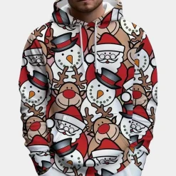 Jassen Heren*THEODORE - Elegante Zomer Hoodies voor Heren Wit