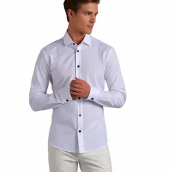 Shirts Heren*Theodore - Stretch overhemd voor heren - Zomerse Editie