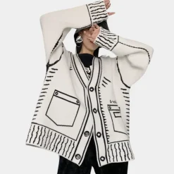 Truien & Vesten Dames*Theodosia - Speelse Zomerse Afdrukken Damesvest