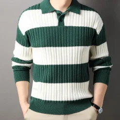 Shirts Heren*Toncse - Comfortabele gebreide polo trui voor heren - Lente/Zomer Editie