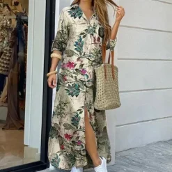 Jurken & Jumpsuits Dames*Trendy zomer bloemenjurk voor dames