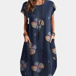 Jurken & Jumpsuits Dames*Trendy zomerse midi-jurk voor dames