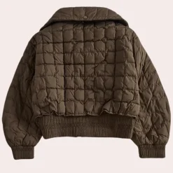 Jassen Dames*TRICIA - Casual Winter Pufferjas voor Dames Bruin