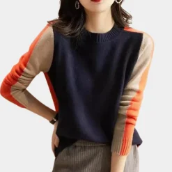 Truien & Vesten Dames*Tunder - Moeiteloze dagelijkse zomertrui voor vrouwen Marineblauw