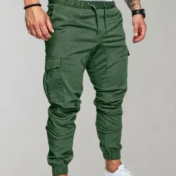 Broeken Heren*Tuomo - Heren casual cargo zomerbroek