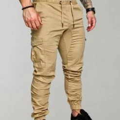 Broeken Heren*Tuomo - Heren casual cargo zomerbroek