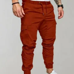 Broeken Heren*Tuomo - Heren casual cargo zomerbroek