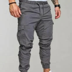 Broeken Heren*Tuomo - Heren casual cargo zomerbroek