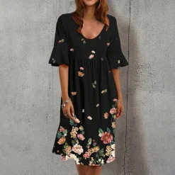 Jurken & Jumpsuits Dames*ULLA - Stijlvolle casual zomerjurk