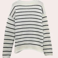 Truien & Vesten Dames*Urzula - Luchtige gebreide damestrui met strepen voor de zomer