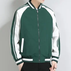 Jassen Heren*Vadim - Stijlvolle heren sportjas met rits voor de zomer