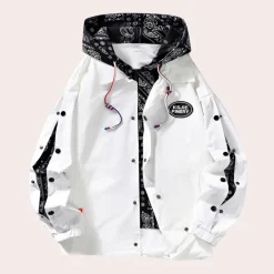 Jassen Heren*Vallois - Trendy heren zomerjas met capuchon