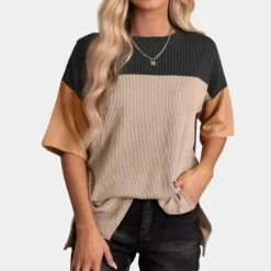 Topjes & Shirts Dames*Vanna - Casual Los Fit Zomert-shirt voor Vrouwen