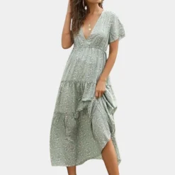 Jurken & Jumpsuits Dames*Veala - Gebloemde zomerjurk voor dames - Perfect voor Lente en Zomer