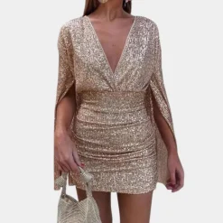 Jurken & Jumpsuits Dames*Veala - Glinsterende damesjurk voor de zomer