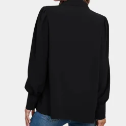 Blazers & Blouses Dames*Vera - Geplooide damesblouse met lange mouwen voor de zomer