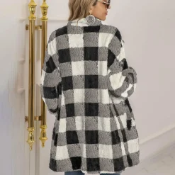 Truien & Vesten Dames*VIALI - Comfortabele geruite zomerjas