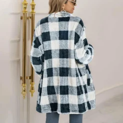 Truien & Vesten Dames*VIALI - Comfortabele geruite zomerjas