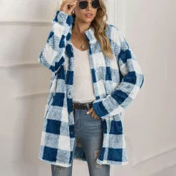 Truien & Vesten Dames*VIALI - Comfortabele geruite zomerjas