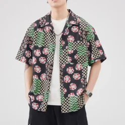 Shirts Heren*Victor - Trendy Hawaii Zomer Shirt voor Mannen