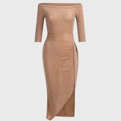 Jurken & Jumpsuits Dames*Vilja - Glitter zomerjurk voor dames