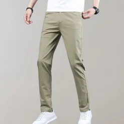 Broeken Heren*Villum - Stretch taille chino broek voor de zomer