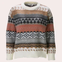 Truien & Vesten Dames*Vintage gestreepte damestrui voor de zomer