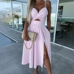 Jurken & Jumpsuits Dames*VITA - Modieuze zomerse midi-jurk