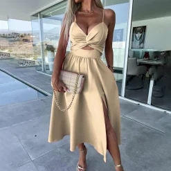 Jurken & Jumpsuits Dames*VITA - Modieuze zomerse midi-jurk