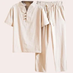 Sets Heren*Vitus - Comfortabele en stijlvolle zomerset voor heren - Perfect voor de lente en zomer