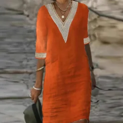 Jurken & Jumpsuits Dames*VIVIEN - Elegante zomer mini jurk