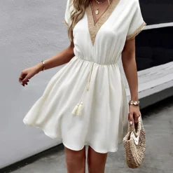 Jurken & Jumpsuits Dames*VIVIEN - Elegante zomer mini jurk