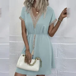 Jurken & Jumpsuits Dames*VIVIEN - Elegante zomer mini jurk