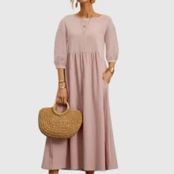 Jurken & Jumpsuits Dames*WEGAHTA - Stijlvolle lange zomerjurk