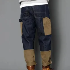 Broeken Heren*Wilfried - Losvallende denim heren jeans voor de zomer Blauw