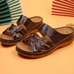 Damesschoenen*Willa - Elegante Retro Zomersandalen voor dames