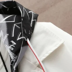 Jassen Heren*WILLIE - Klassiek Zomer Capuchonjack voor Heren Wit