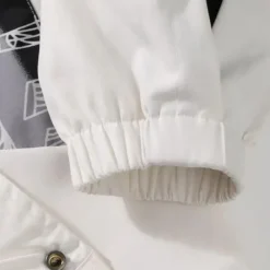 Jassen Heren*WILLIE - Klassiek Zomer Capuchonjack voor Heren Wit