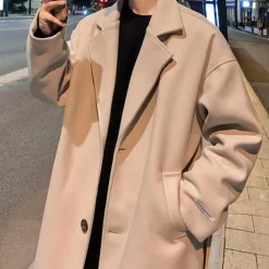 Jassen Heren*Wouter - Klassieke warme trenchcoat voor heren