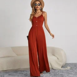 Jurken & Jumpsuits Dames*WRENLEE - Comfortabele zomer jumpsuit