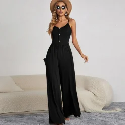 Jurken & Jumpsuits Dames*WRENLEE - Comfortabele zomer jumpsuit