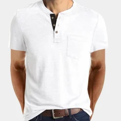 Shirts Heren*Xaver - Stijlvol Zomert-shirt met knoopjes voor heren