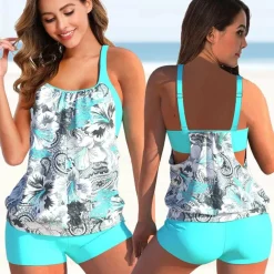 Sets Dames*YLENIA - Stijlvolle tankini set voor de zomer