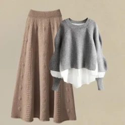 Sets Dames*Ysolde - Stijlvolle gebreide damesset voor de zomer