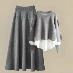 Sets Dames*Ysolde - Stijlvolle gebreide damesset voor de zomer