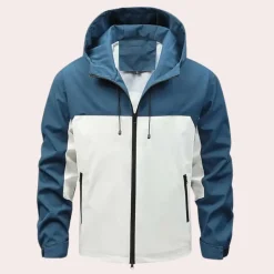 Jassen Heren*Zachary - Casual heren windjack met capuchon voor de zomer
